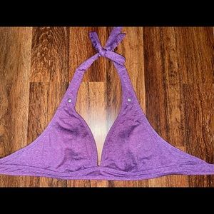 Purple Athleta bikin top. Lightly worn. High quality material.